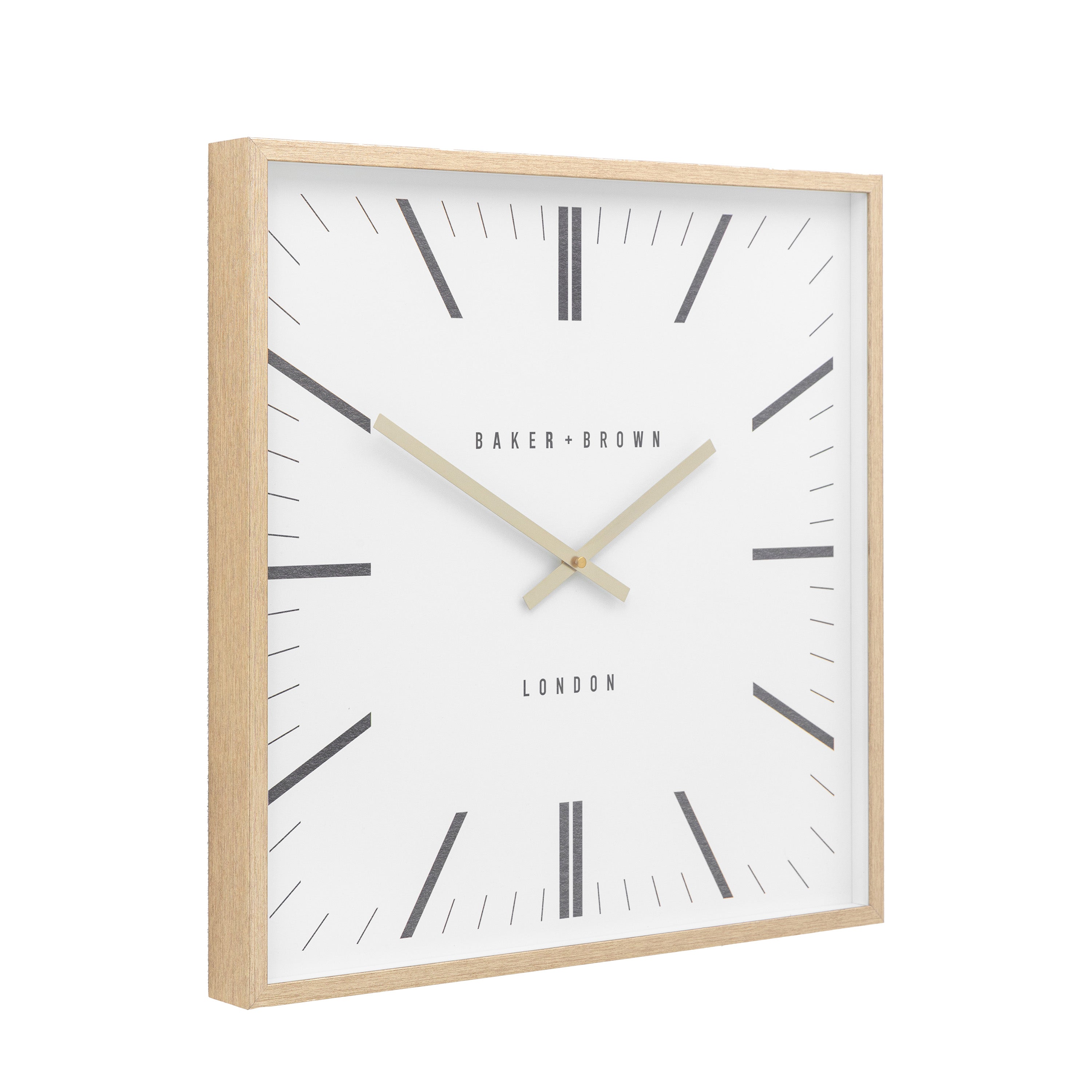 Penhurst Gold Square Wall Clock